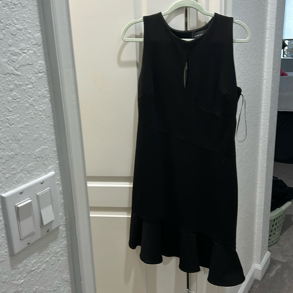 Adeline Rae black dress